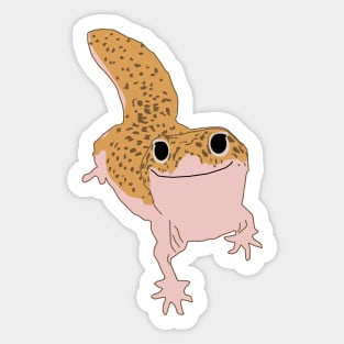 Polite Lizard Sticker